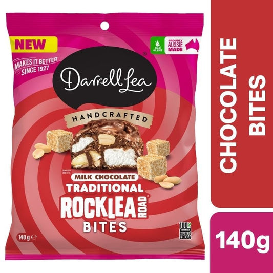 [Expiry Date: 15/12/2026] Darrell Lea Rocklea Road Milk Chocolate Bites 140g