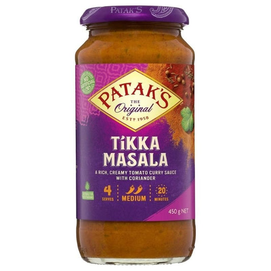 [Expiry: 04/2027] Patak's Tikka Masala Sauce 450g
