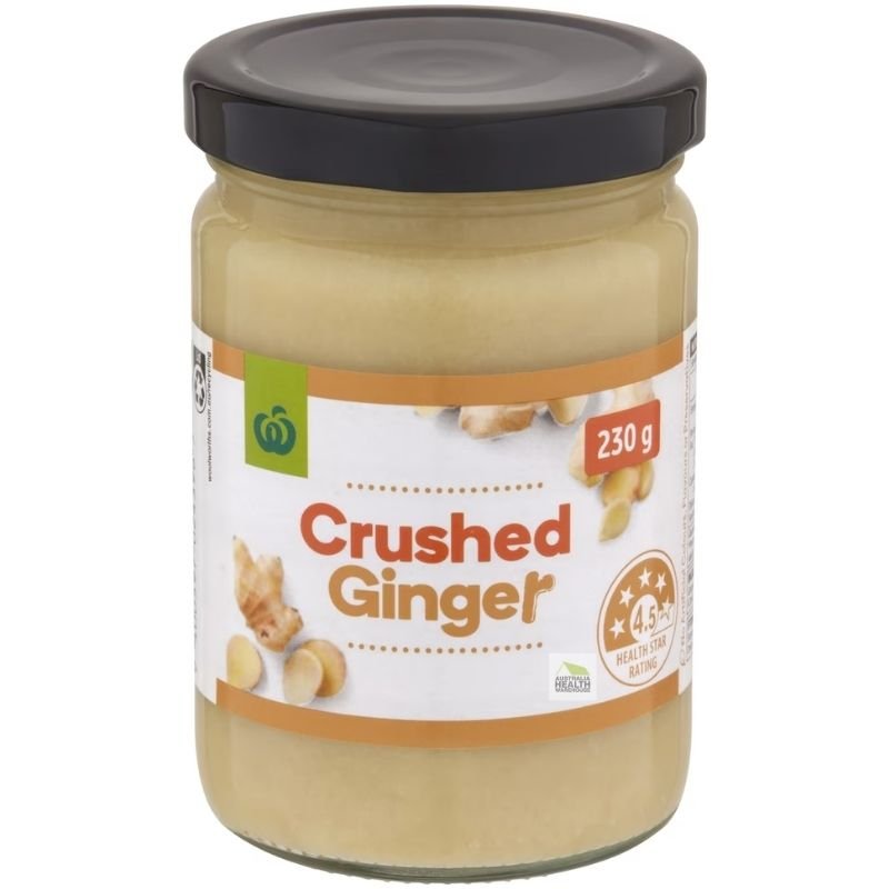[Expiry Date: 16/04/2027] Woolworths Crushed Ginger 230g |Oz Mart