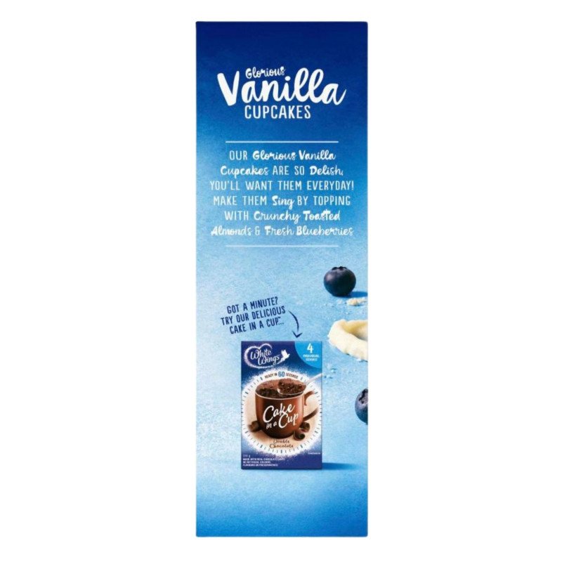 [Expiry Date: 18/09/2027] White Wings Vanilla Cupcake Mix 410g