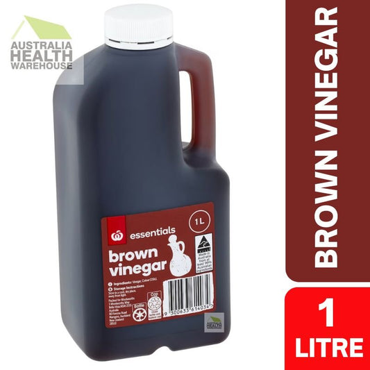 [Expiry: 04/07/2027] Woolworths Essentials Brown Vinegar 1 Litre