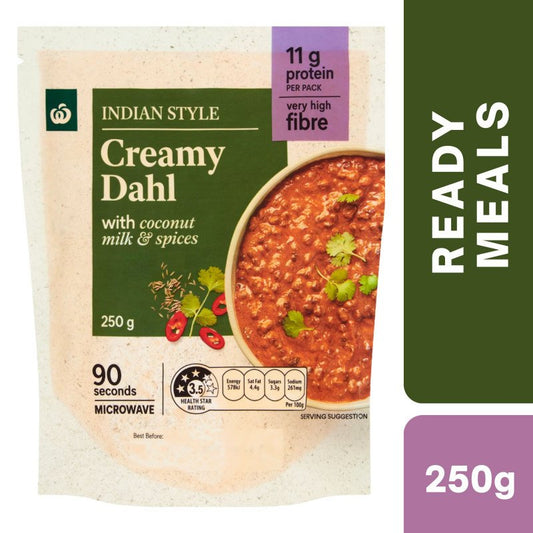 [Expiry Date: 17/05/2026] Woolworths Indian Style Creamy Dahl 250g