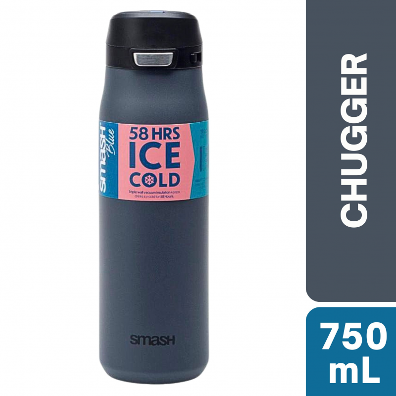 Smash Blue Stainless Steel Triple Wall Chugger 750mL (GRAY)