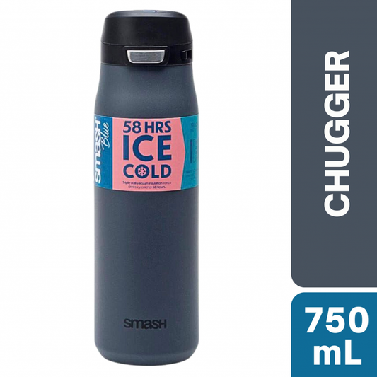 Smash Blue Stainless Steel Triple Wall Chugger 750mL (GRAY)