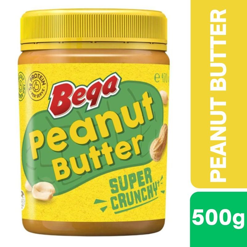[CLEARANCE Expiry Date: 02/09/2026] Bega Super Crunchy Peanut Butter 470g
