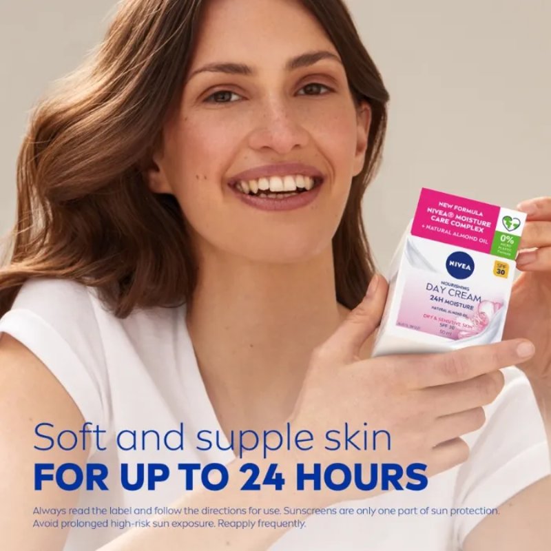 [Expiry: 12/2028] Nivea Daily Essentials Nourish Day Cream Moisturiser SPF30 50ML
