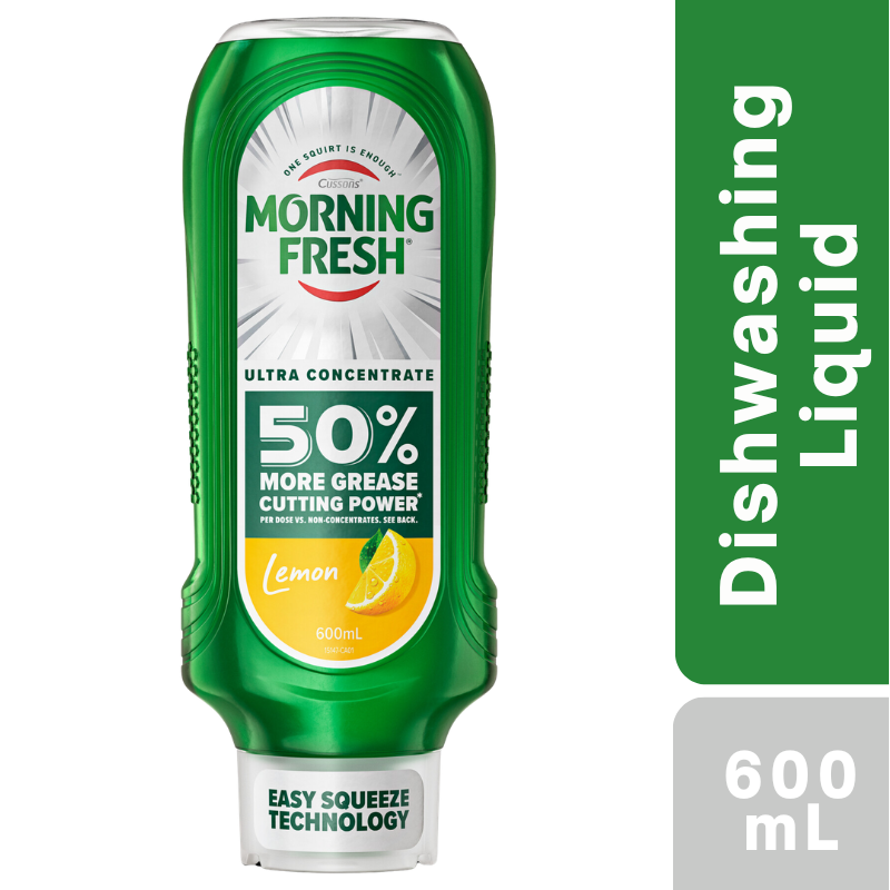 Morning Fresh Easy Squeeze Dishwashing Liquid Lemon 600mL