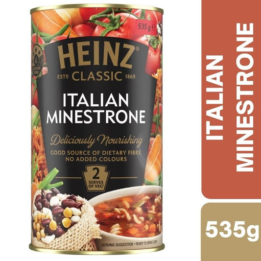 [Expiry Date: 31/07/2028] Heinz Classic Italian Minestrone Soup 535g