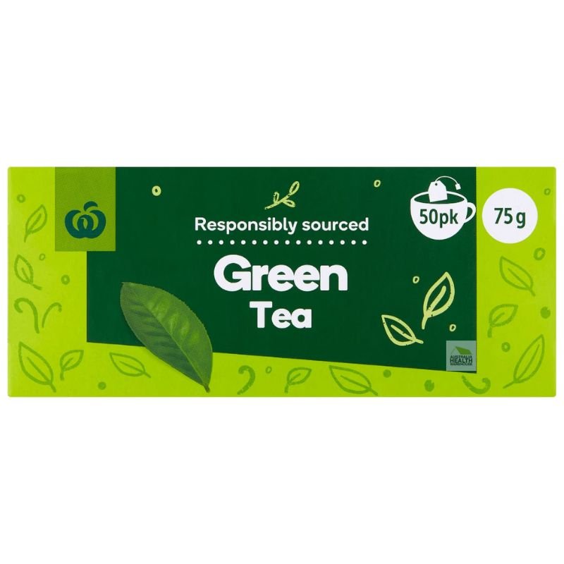 [Expiry: 05/09/2027] Woolworths Green Tea 40 pack 75g