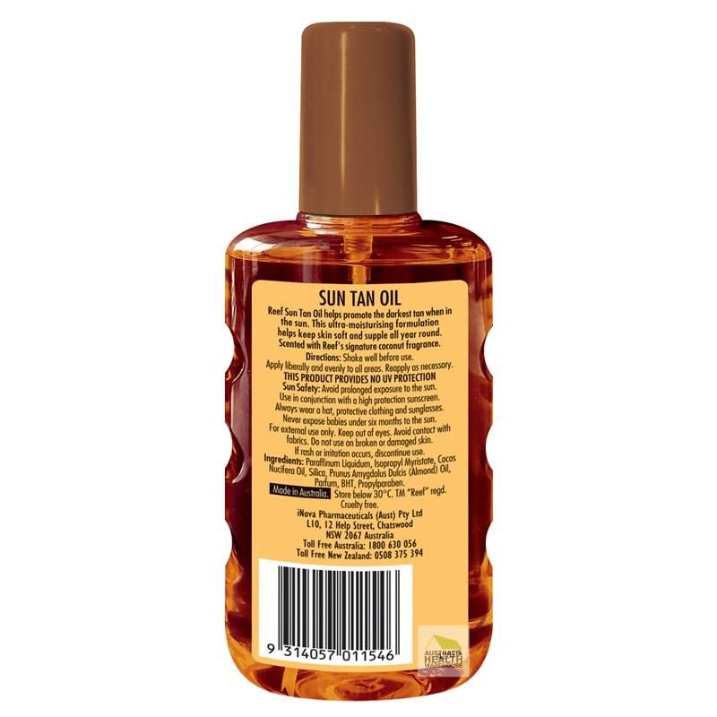 [Expiry: 09/2026] Reef Sun Tan Oil 220mL