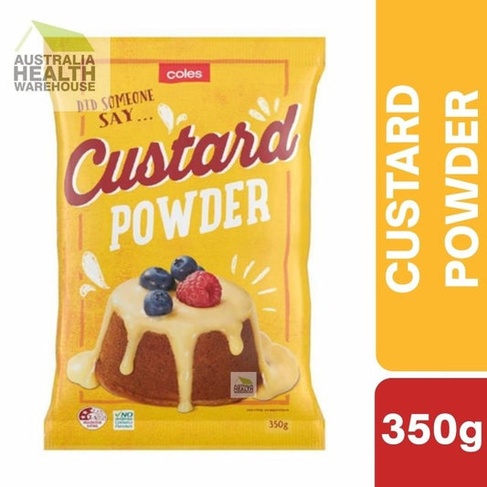 [Expiry Date: 28/10/2026] Coles Custard Powder 350g