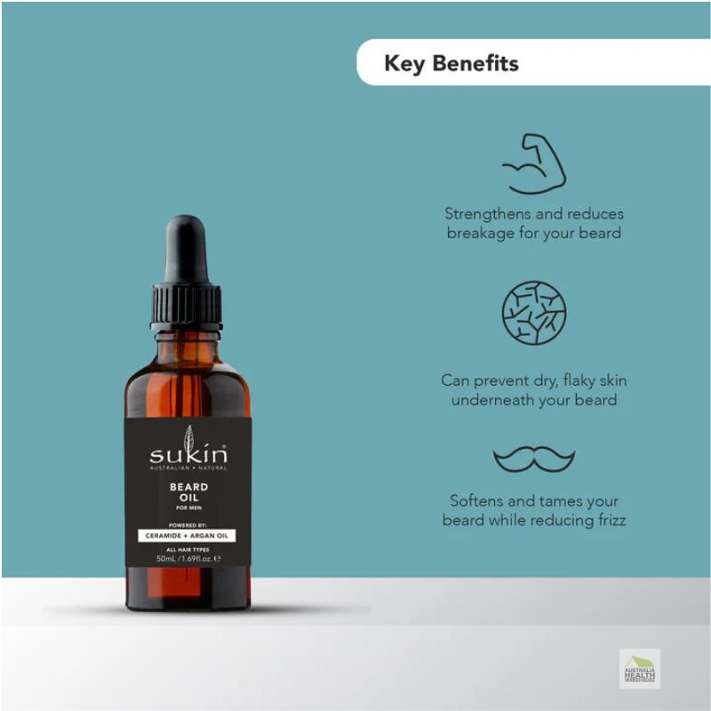 Sukin For Men Beard Oil 50mL