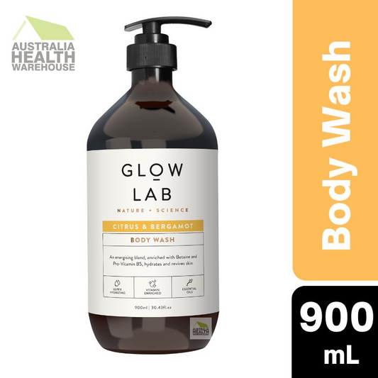 [Expiry: 11/2026] Glow Lab Citrus & Bergamot Body Wash 900mL