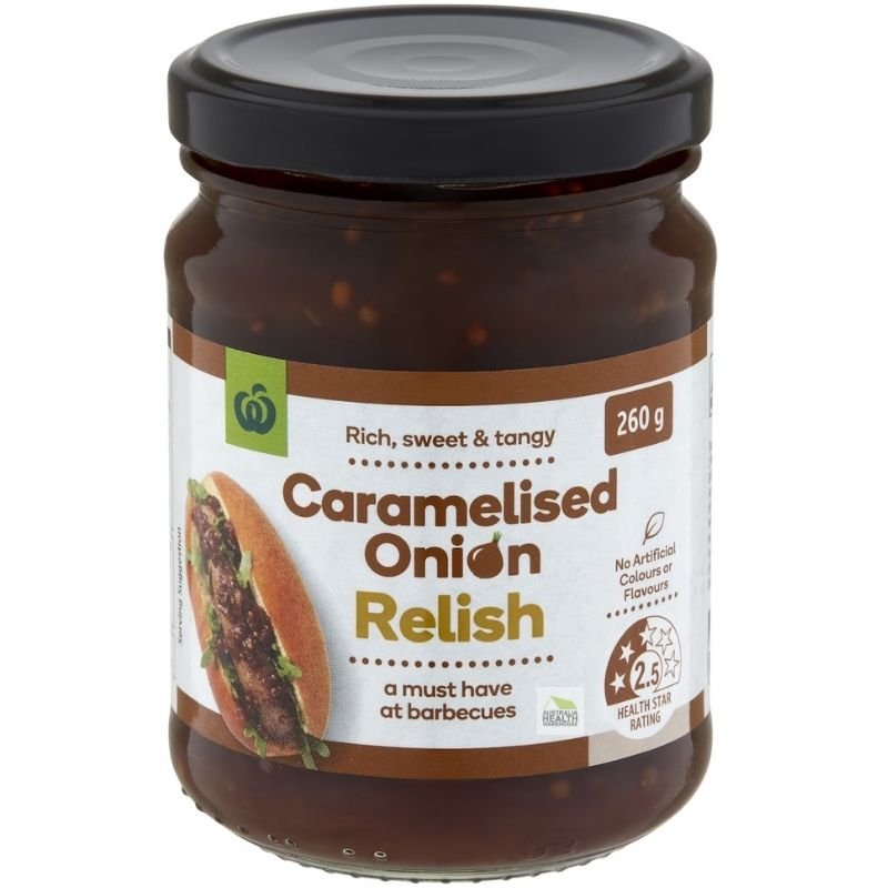 [Expiry Date: 19/01/2028] Woolworths Caramelised Onion Relish 260g|Oz Mart