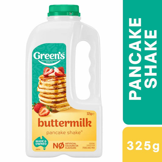 [Expiry Date: 16/03/2027] Green's Buttermilk Pancake Shake Mix 325g