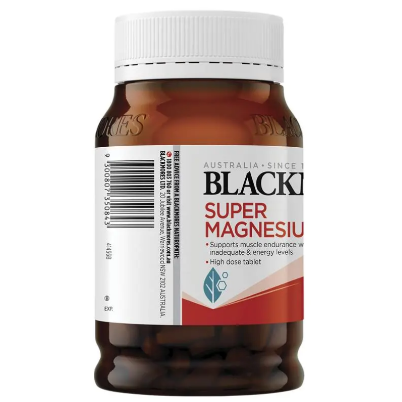 [Expiry Date: 12/12/2027] Blackmores Super Magnesium Plus 200 Tablets