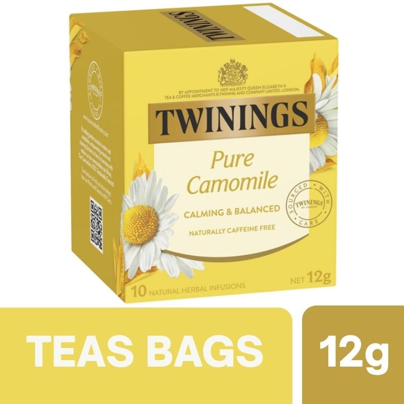 [Expiry: 22/09/2028]  Twinings Pure Camomile Tea Bags 12g 10 Pack