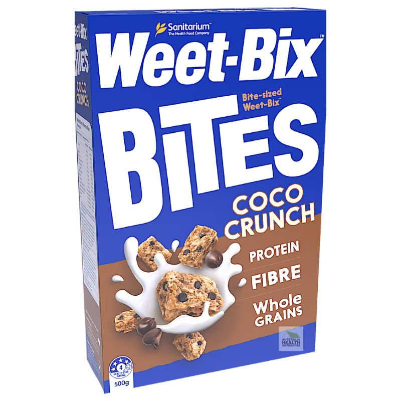 [Expiry: 18/09/2026] Sanitarium Weet-Bix Bites Coco Crunch Breakfast Cereal 500g