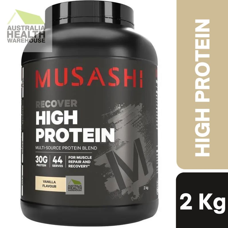 [Expiry: 04/2027] Musashi High Protein Vanilla 2kg