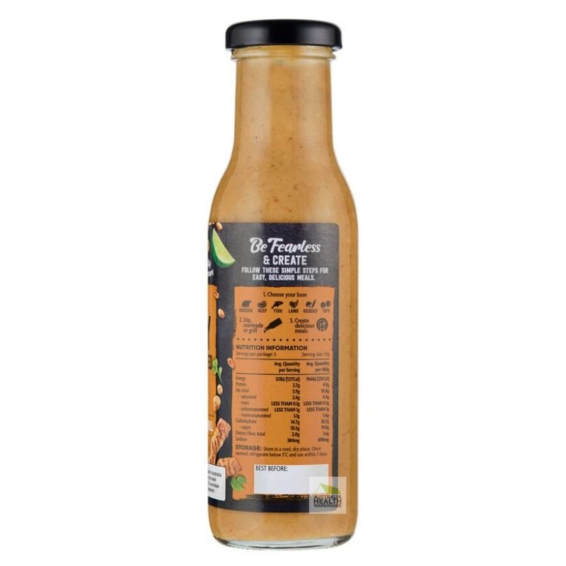 [CLEARANCE Expiry Date: 26/05/2026] Coles Satay Marinade with Roasted Peanuts 275g