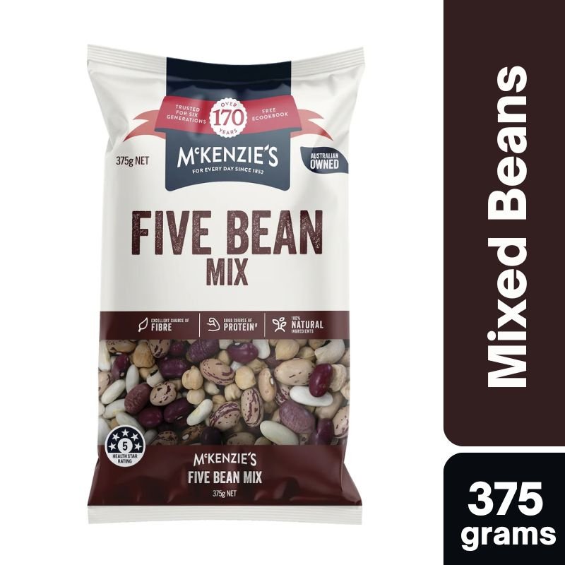 [Expiry: 30/03/2028] Mckenzies Five Bean Mix 375g