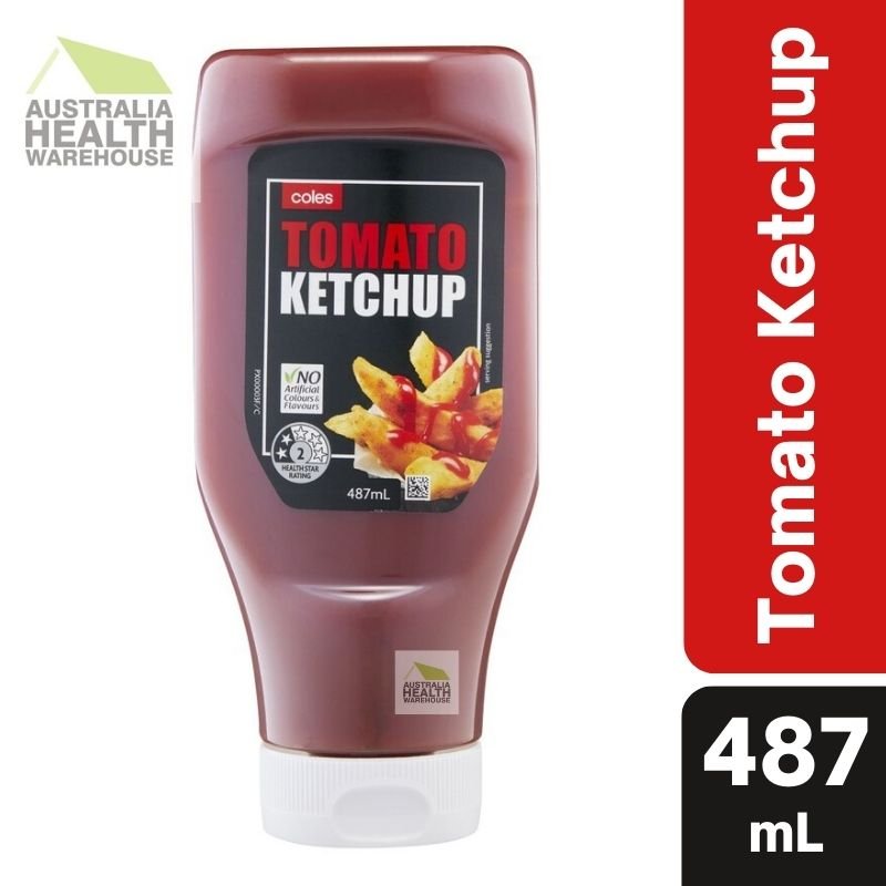 [Expiry:02/10/2026] Coles Tomato Ketchup 487mL