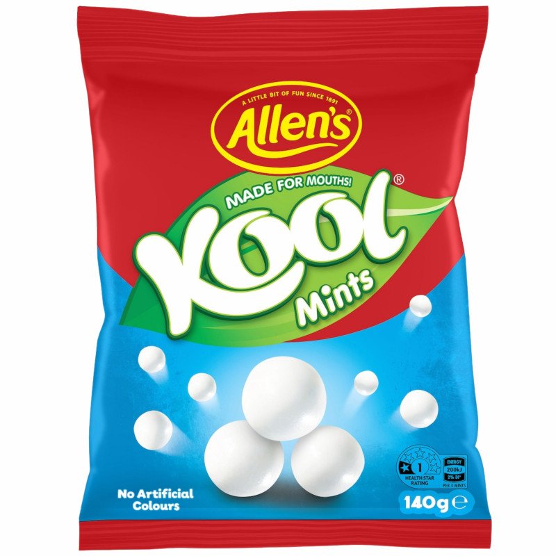[Expiry Date: 30/06/2027] Allen's Kool Mints 140g