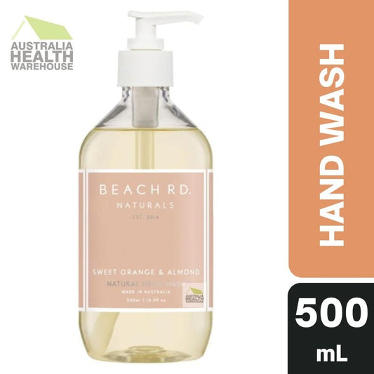 Beach Rd. Naturals Sweet Orange & Almond Hand Wash 500mL