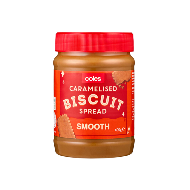 Coles Caramelised Biscuit Smooth Spread 400g
