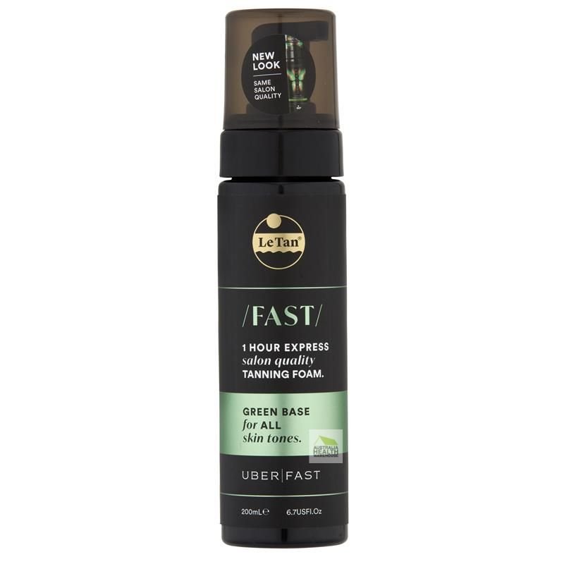 Le Tan Fast 1 Hour Express Tanning Foam Green Base 200mL