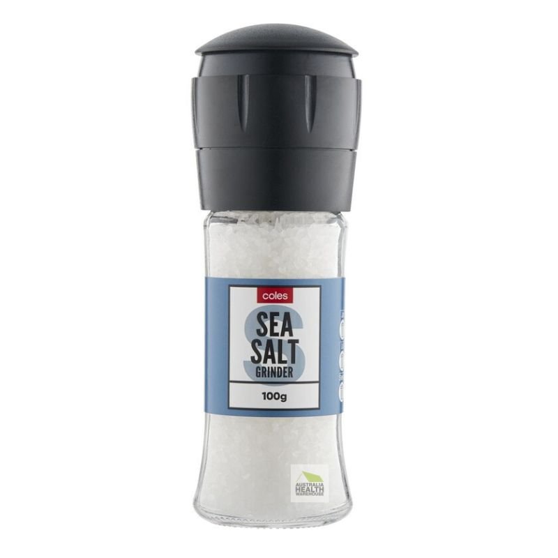 [CLEARANCE Expiry Date: 05/09/2026] Coles Sea Salt Grinder 100g