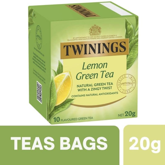 [Expiry: 22/09/2028]  Twinings Lemon Green Tea Bags 10 pack
