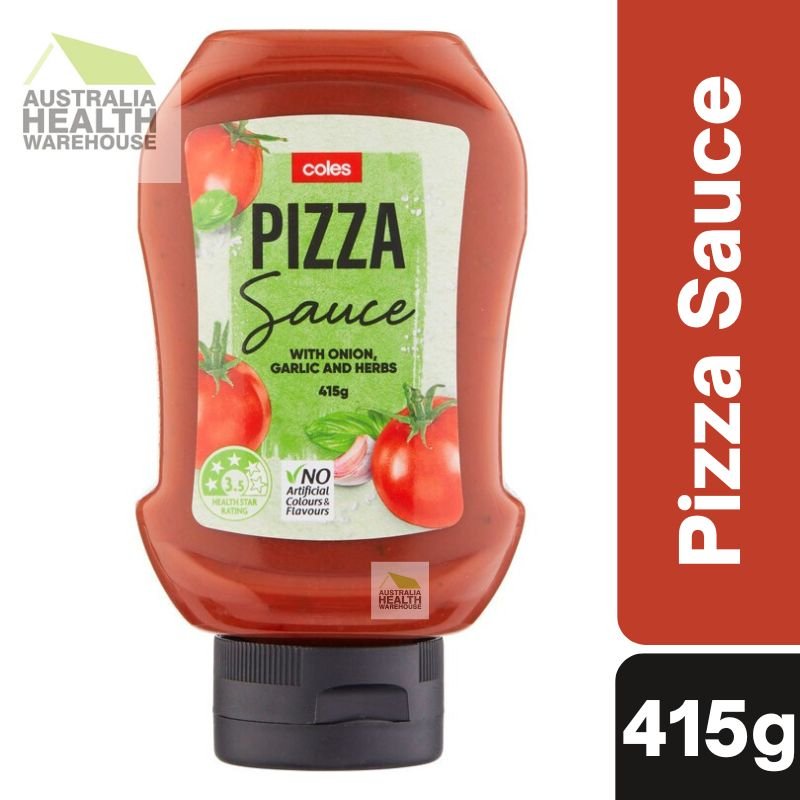 [CLEARANCE Expiry: 12/03/2025] Coles Squeezy Pizza Sauce 415g