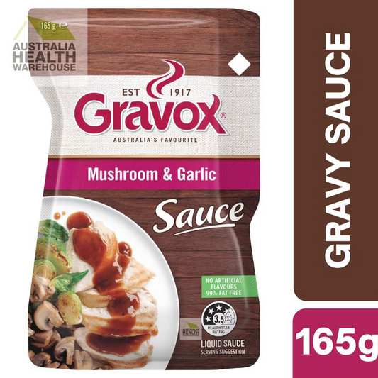 [Expiry Date: 04/08/2027] Gravox Mushroom & Garlic Sauce Liquid Pouch 165g