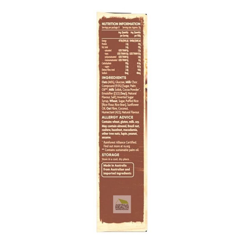 [Expiry: 26/11/2025] Coles Muesli Bars Choc Chips 8 Pack 248g