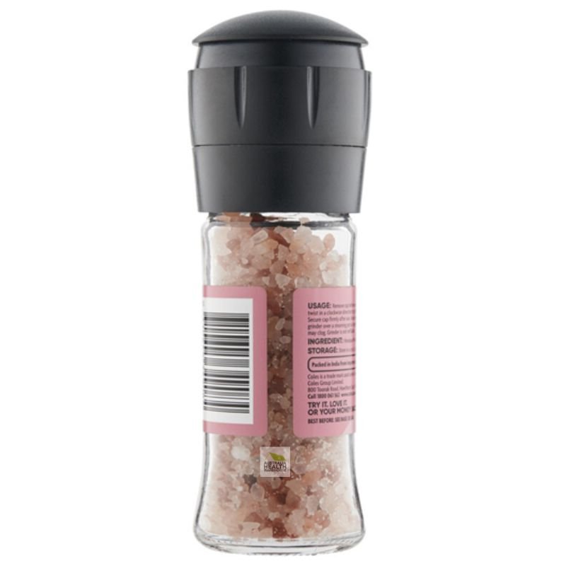 [Expiry Date: 28/03/2027]  Coles Himalayan Pink Salt Grinder 103g