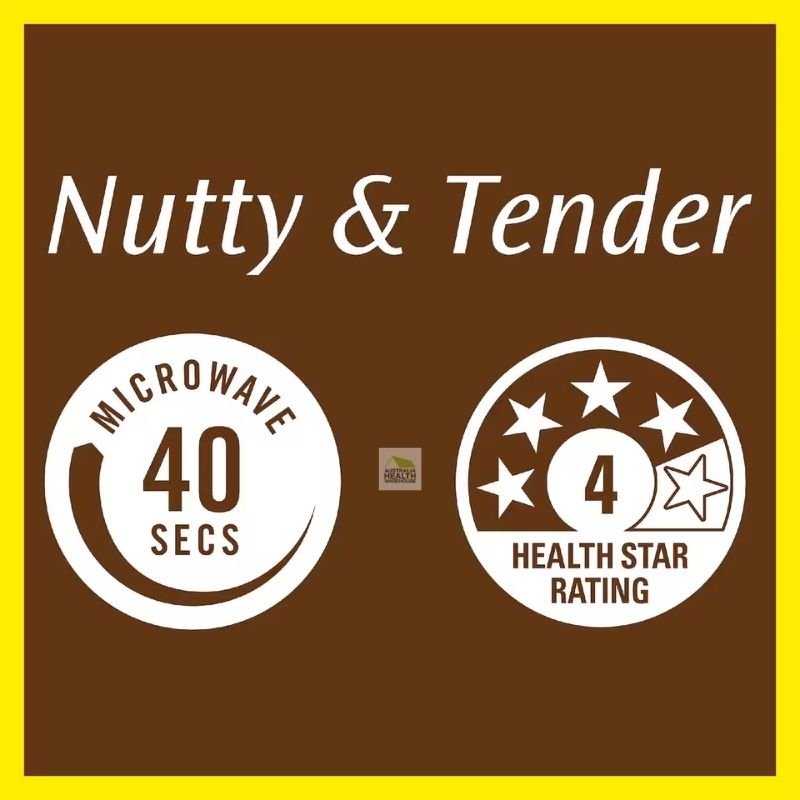 [CLEARANCE Expiry Date: 16/09/2026] Woolworths Brown Rice Microwave Cups 2 Pack (2 x 125g)  | Oz Mart