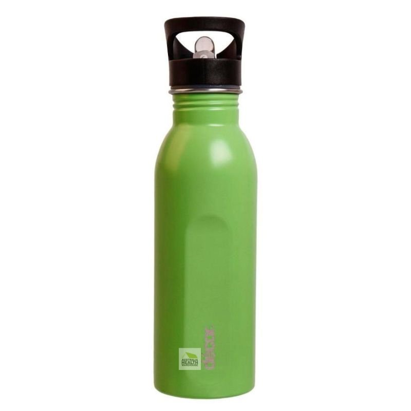 Decor Snap & Seal Straw Cap Stainless Steel Bottle 600mL (PINK)