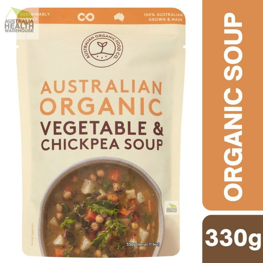 [Expiry: 11/2026] Australian Organic Vegetable & Chickpea Soup
