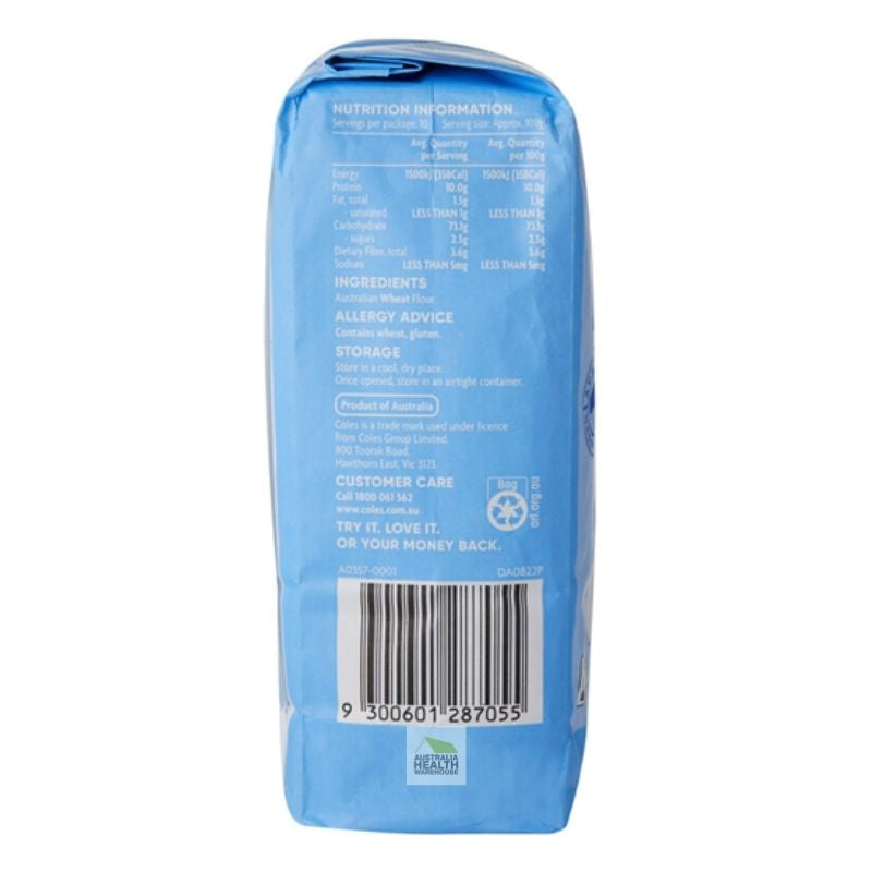 Coles Australian Plain Flour 1kg