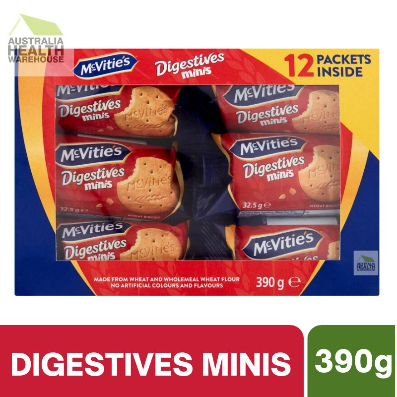 [Expiry: 06/01/2026] McVitie's Digestives Minis 12 Packs 390g