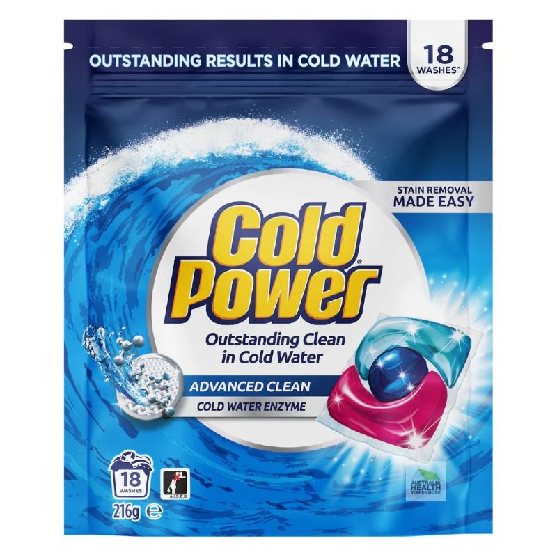 Cold Power Advance Clean 18 Laundry Capsules