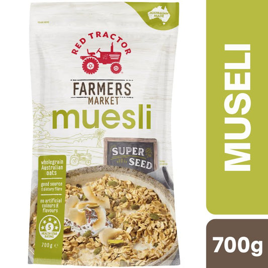 [Expiry Date: 21/08/2027] Red Tractor Farmers Market Super Seed Muesli 700g