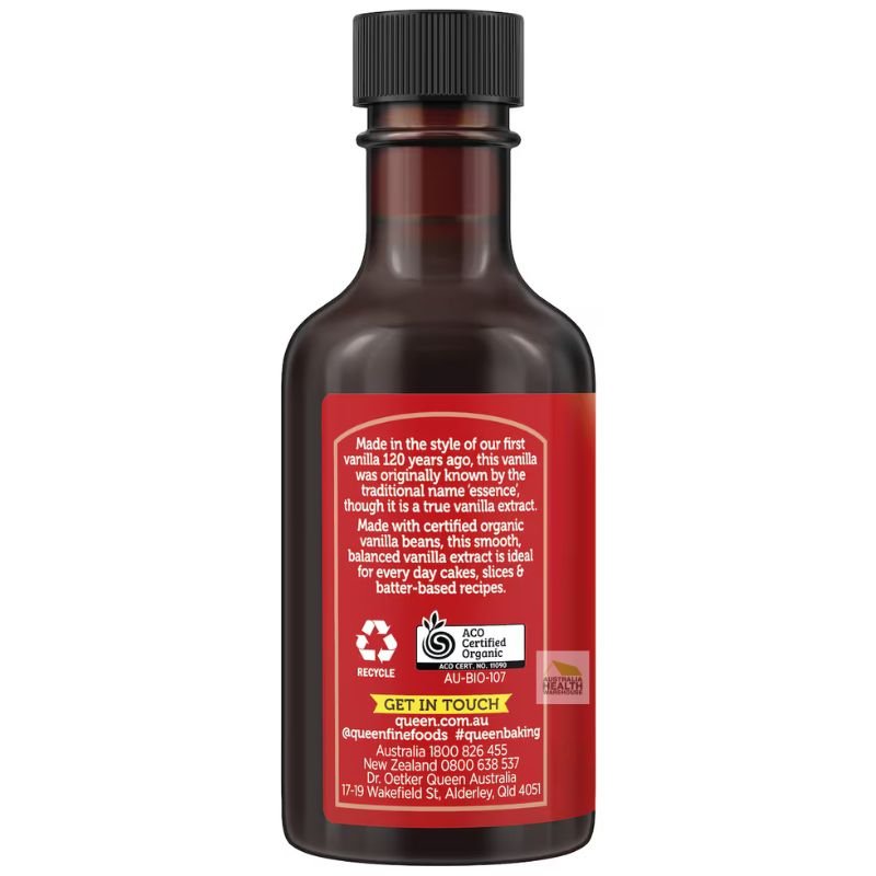Queen Organic Vanilla Extract 100mL