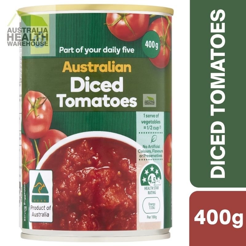Woolworths Australian Diced Tomatoes 400g