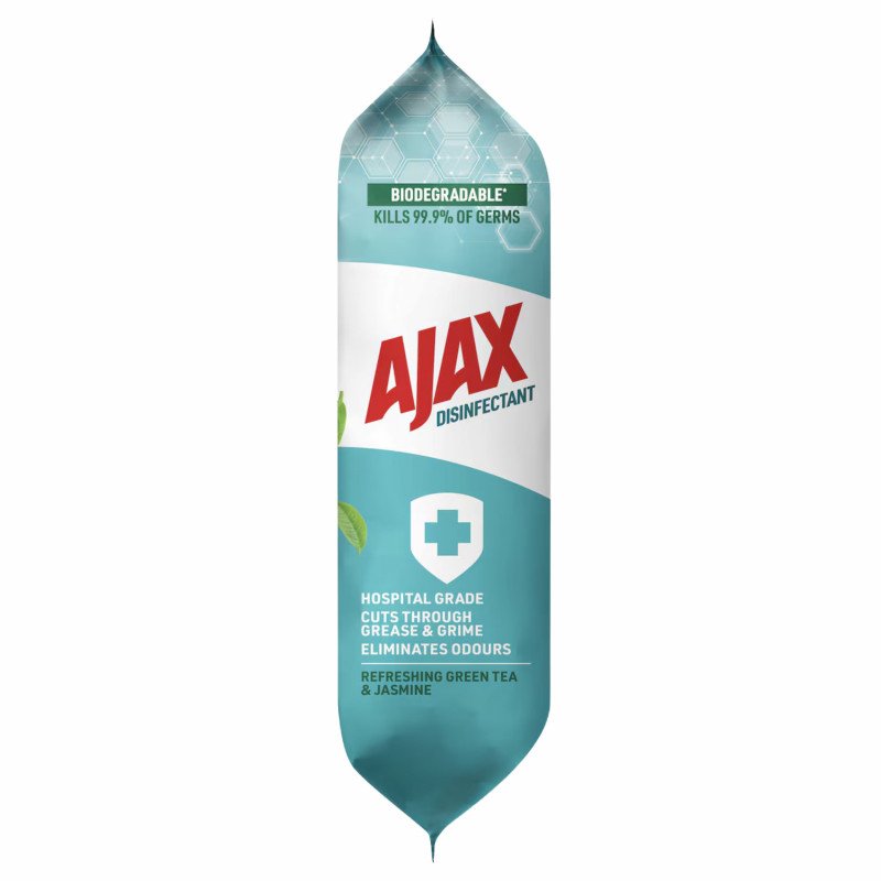 [Expiry Date: 25/11/2027] Ajax Disinfectant Hospital Grade Green Tea & Jasmine 110 Wipes
