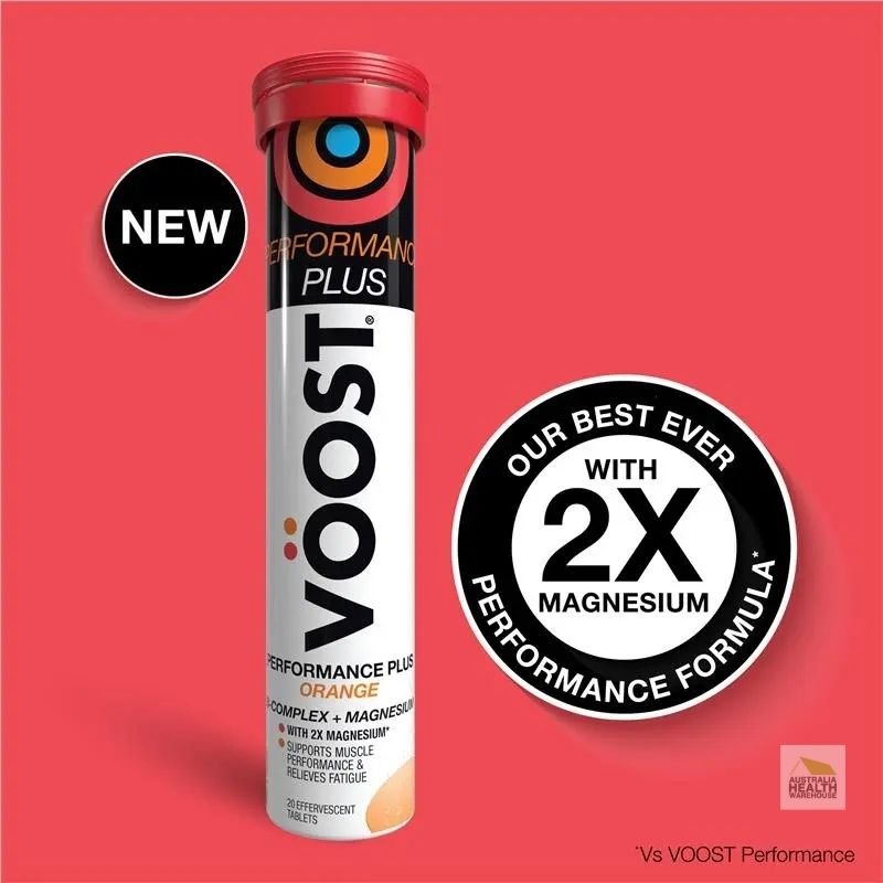 [Expiry: 07/2027]  Voost Performance Plus Orange Effervescent 60 Pack
