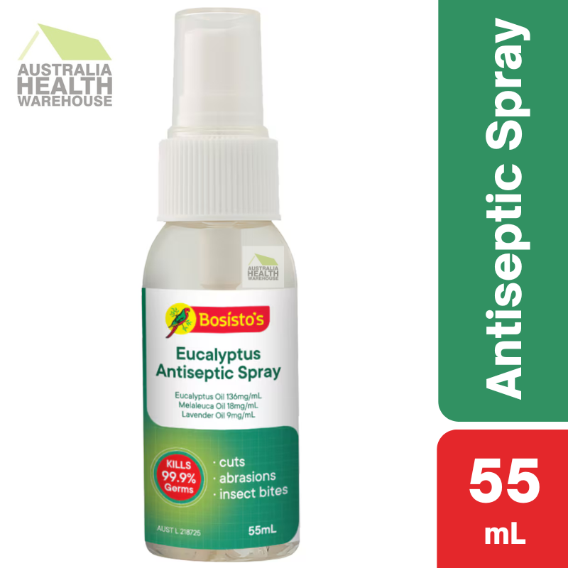 [Expiry: 05/2027] Bosisto's Eucalyptus Antiseptic Spray 55mL