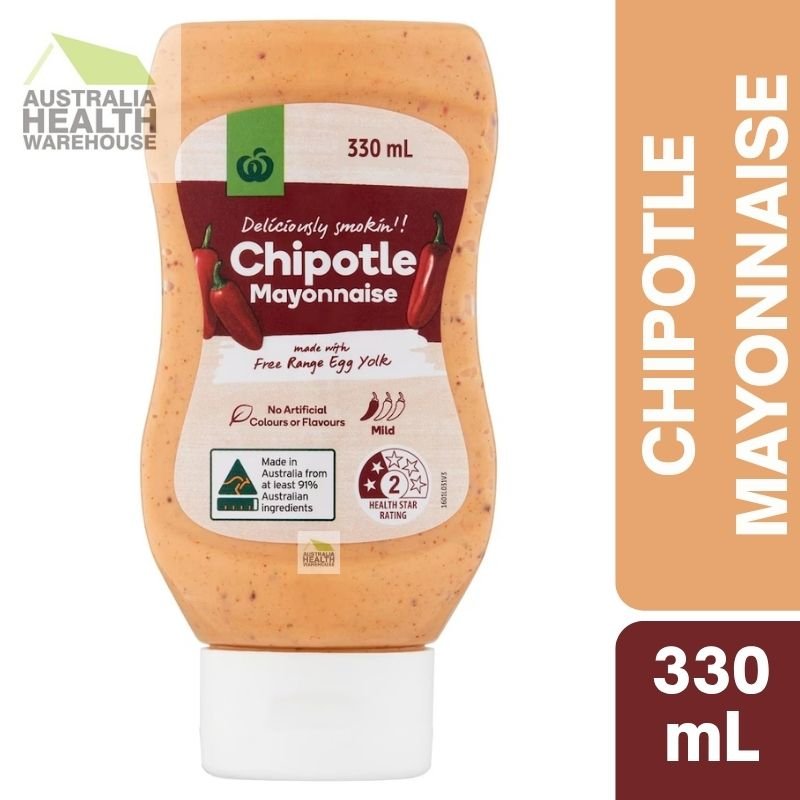 [Expiry Date: 06/01/2027] Woolworths Chipotle Mayonnaise 330mL