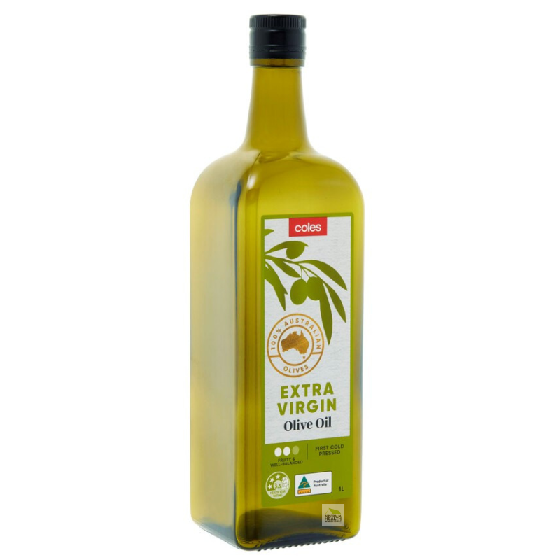 [Expiry Date: 21/11/2026] Coles Australian Extra Virgin Olive Oil 1 Litre